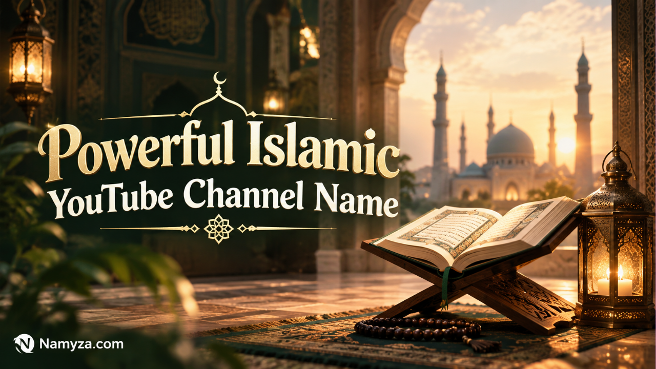 1180+ Powerful Islamic YouTube Channel Name Ideas 2026