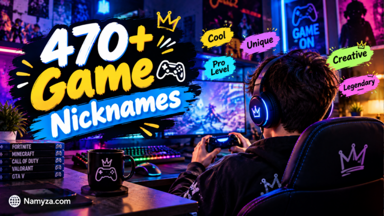 420+ Game Nicknames: (Cool, Funny & Best Nicknames for Games)