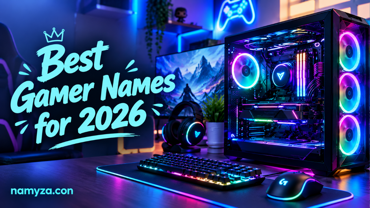 520+ Best Gamer Names for 2026: Cool, Unique & Funny Gaming Names
