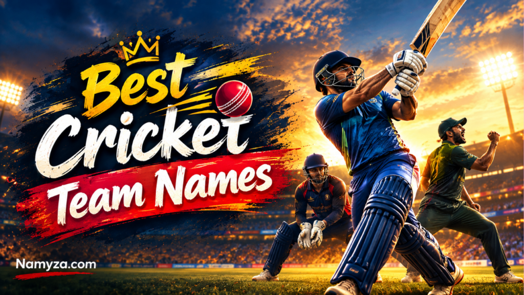 Best Cricket Team Names