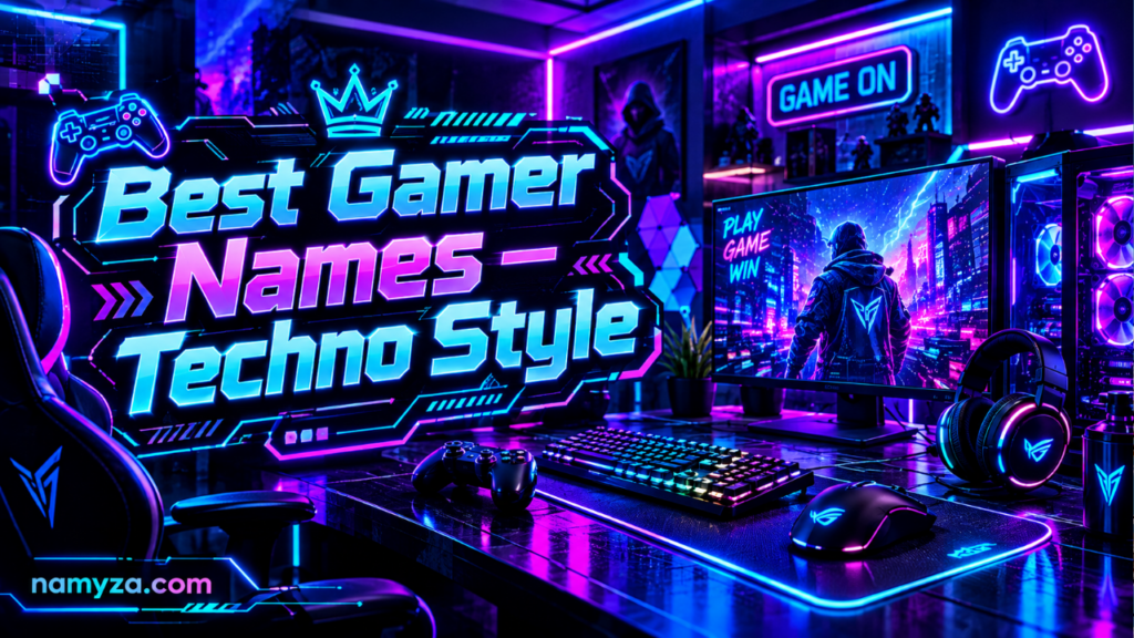 Best Gamer Names – Techno Style
