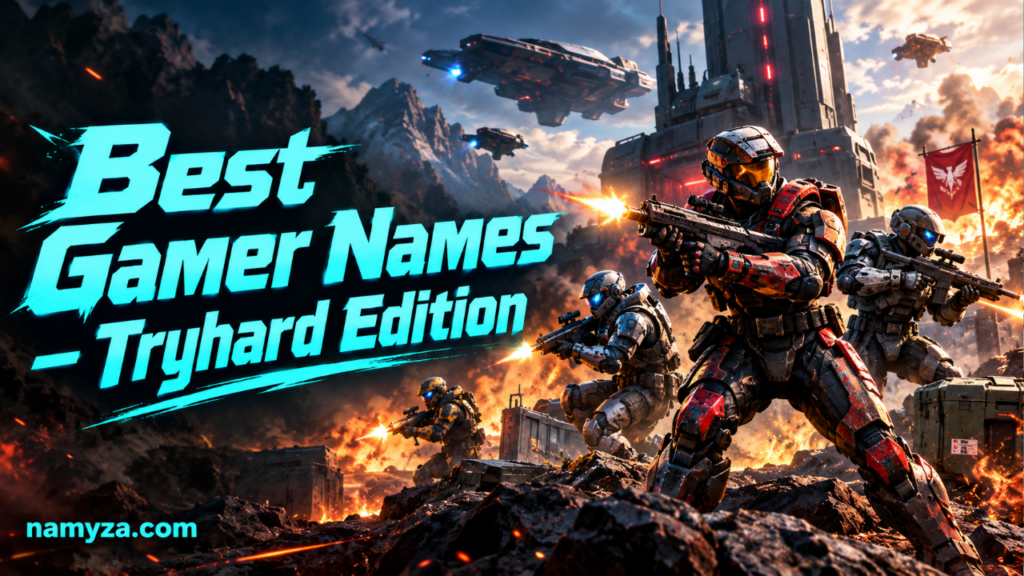 Best Gamer Names – Tryhard Edition