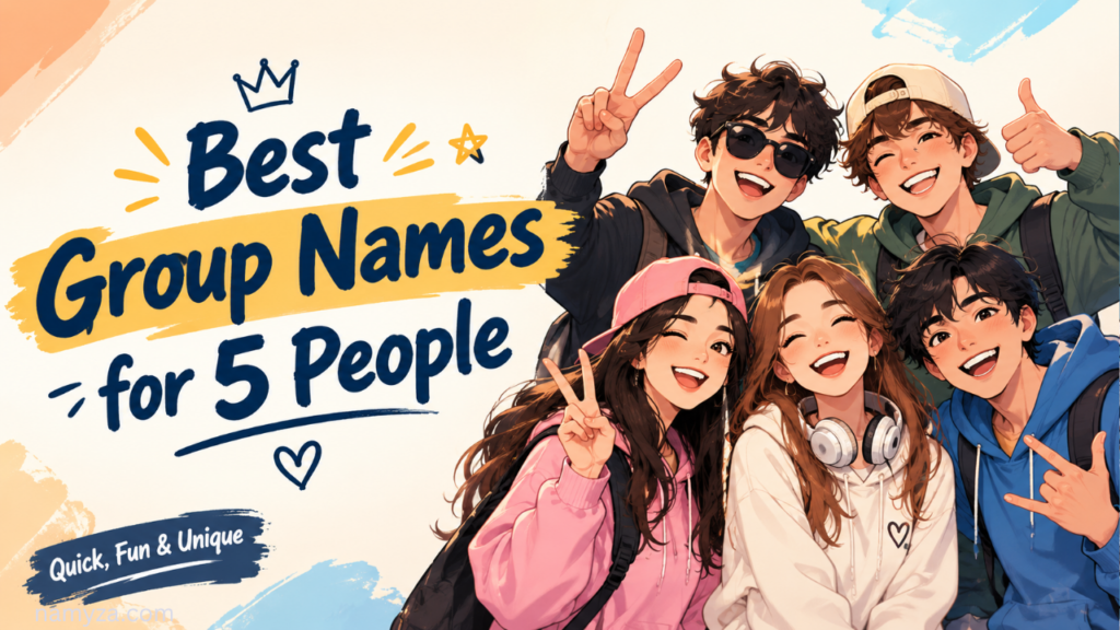 Best Group Names for 5 People