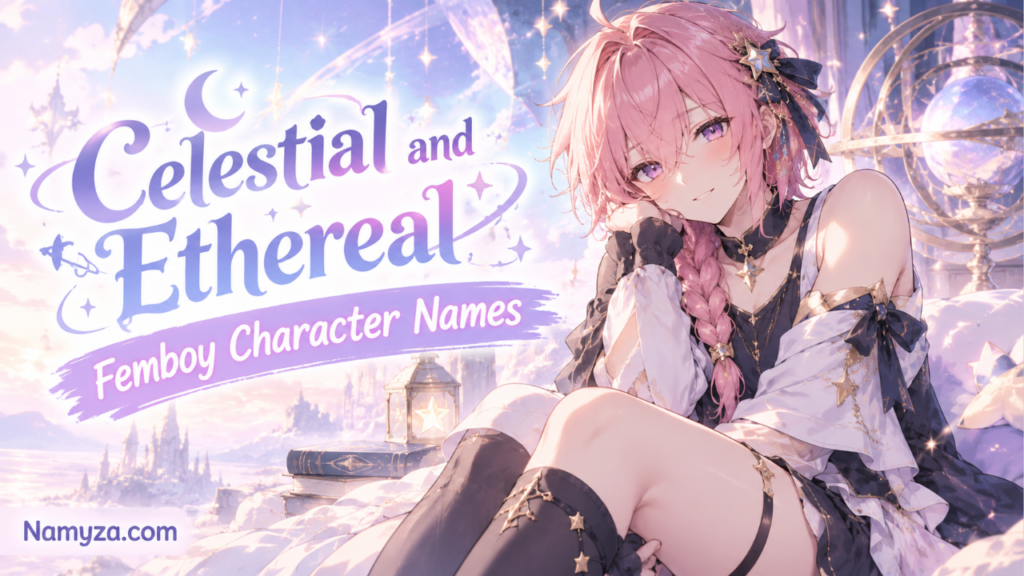 Celestial and Ethereal Femboy Character Names