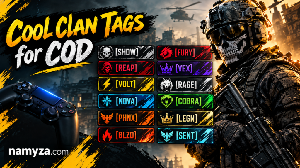 Best Clan Tags for COD