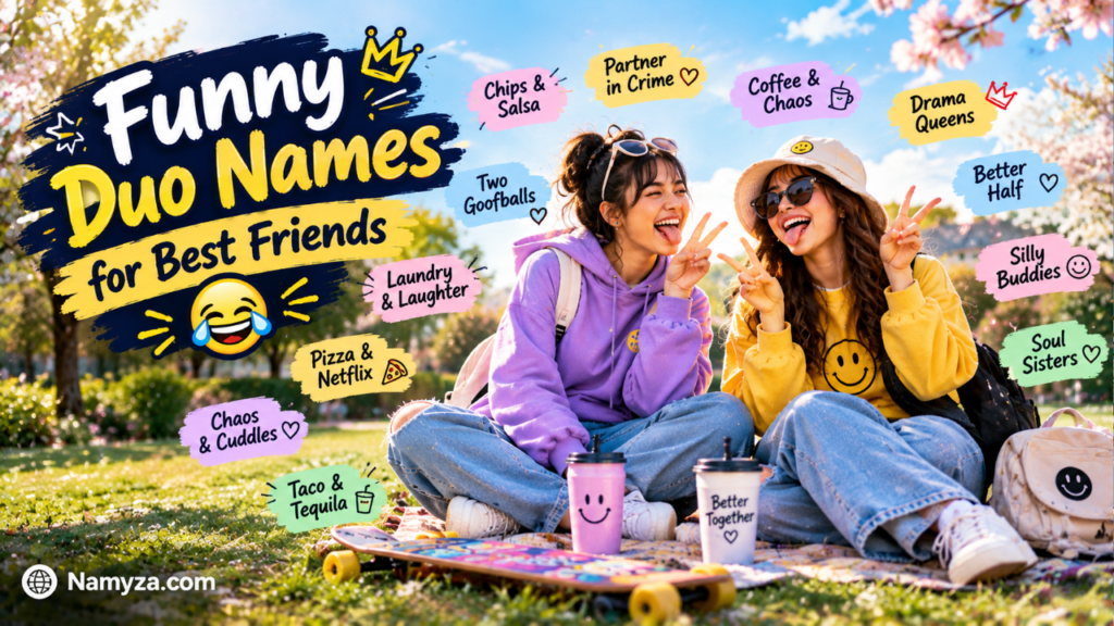 Funny Duo Names for Best Friends