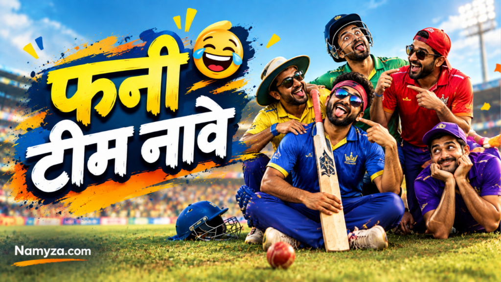 Funny Team Names in Marathi