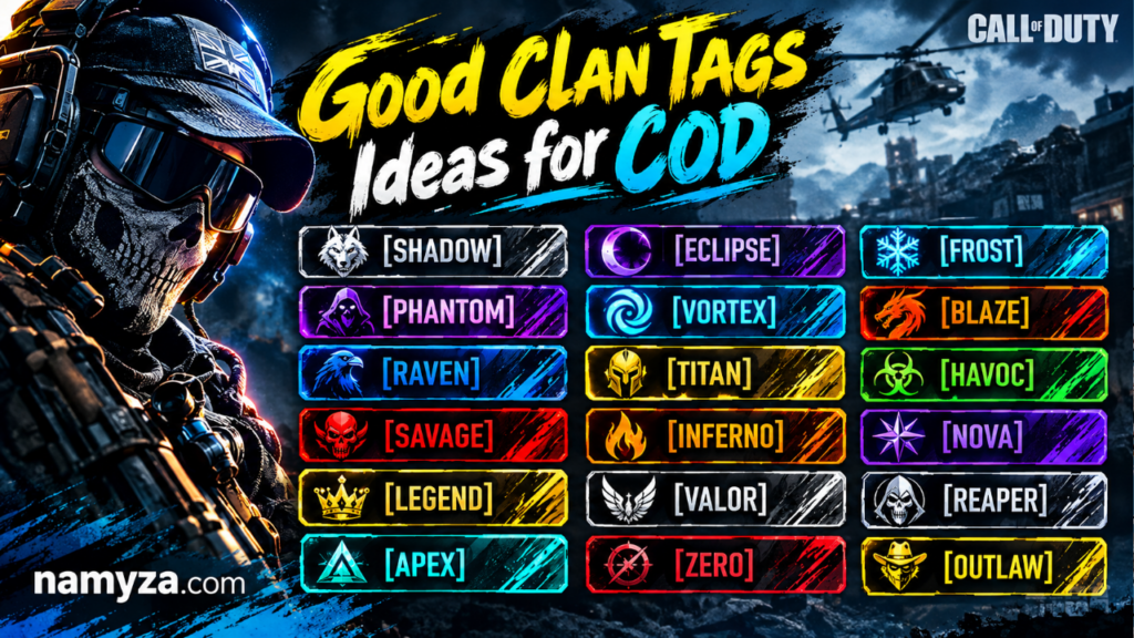 Good Clan Tags for COD Ideas