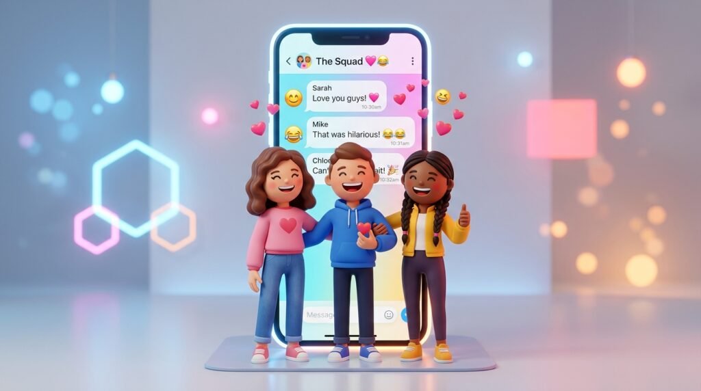 Group Chat Names for 3 for Friends