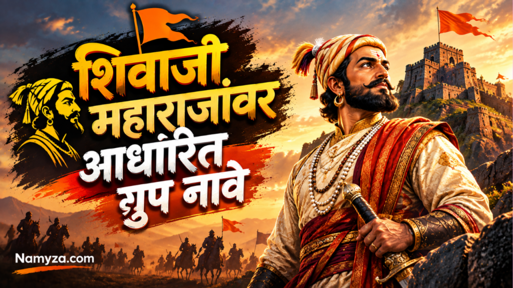 Marathi Group Names on Shivaji Maharaj