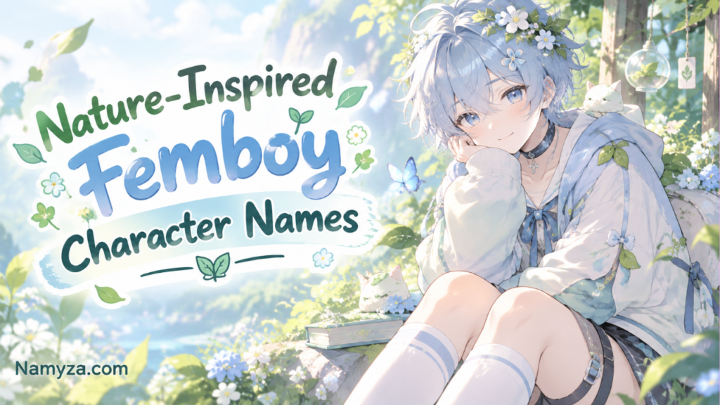 Nature-Inspired Femboy Character Names