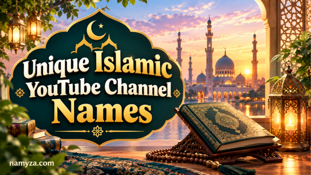 Unique Islamic YouTube Channel Names